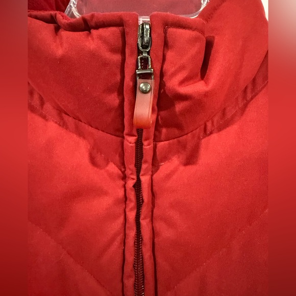 Kenneth Cole Reaction Mixed Fill Down Men’s Quilted Winter Coat. Red Size Large - Picture 6 of 14